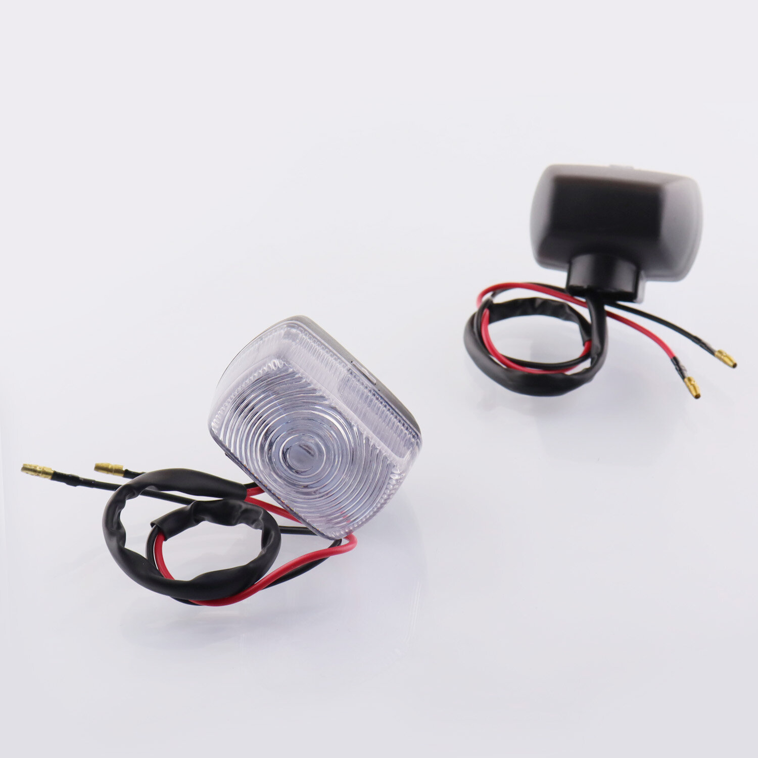 фото Повороты светодиодные, прямоугольные (5 LED, белое стекло) "JS"