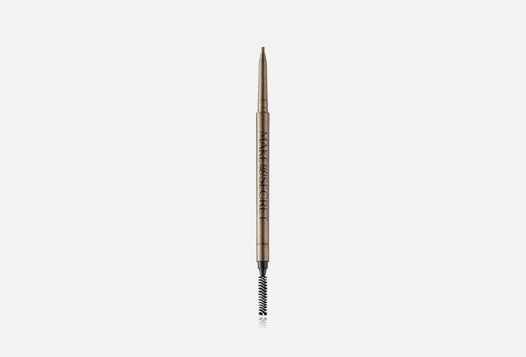 Карандаш для бровей MAKE UP SECRET Ultra-Slim Waterproof Browliner цвет: Deep Brown / 12 г