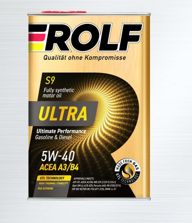 ROLF ULTRA 5W-40 A3/B4 SP 4л (металл) Масло моторное