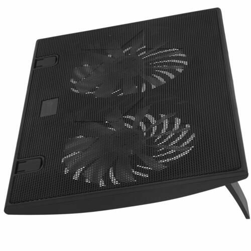 Подставка для ноутбука Digma 17"290x270x25мм 2xUSB 2x 160ммFAN 700г черный - фото №6