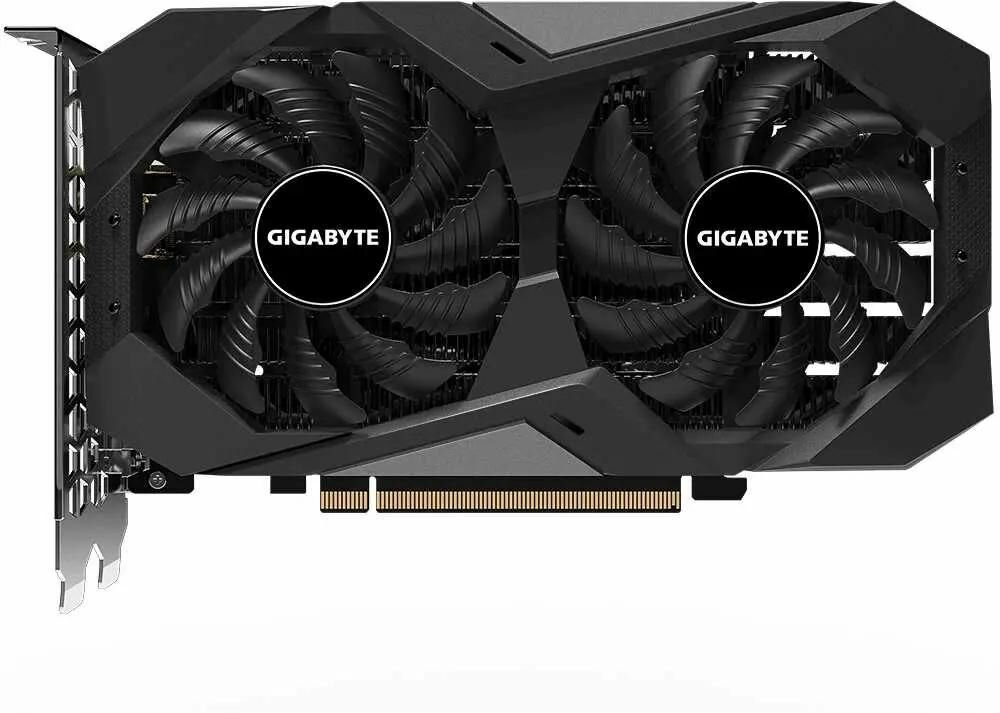 Видеокарта GIGABYTE NVIDIA GeForce GTX 1650 GV-N1656WF2OC-4GD 4ГБ GDDR6, OC, Ret