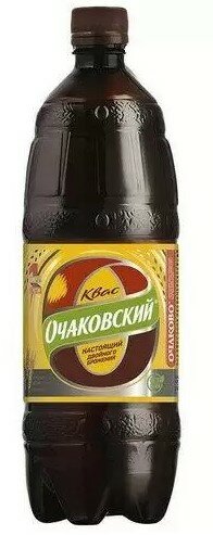 Квас Очаковский фильтрованный пастеризованный ПЭТ 1 л очаково 03136172 | цена за 1 шт