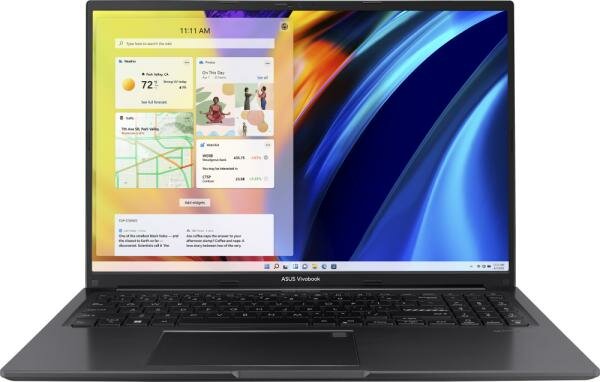 Ноутбук ASUS VivoBook Series X1605ZA-MX059 16 OLED 3200x2000/Intel Core i5-1235U/RAM 16Гб/SSD 512Гб/Intel Iris X Graphics/ENG|RUS/DOS черный 1.88 кг 9