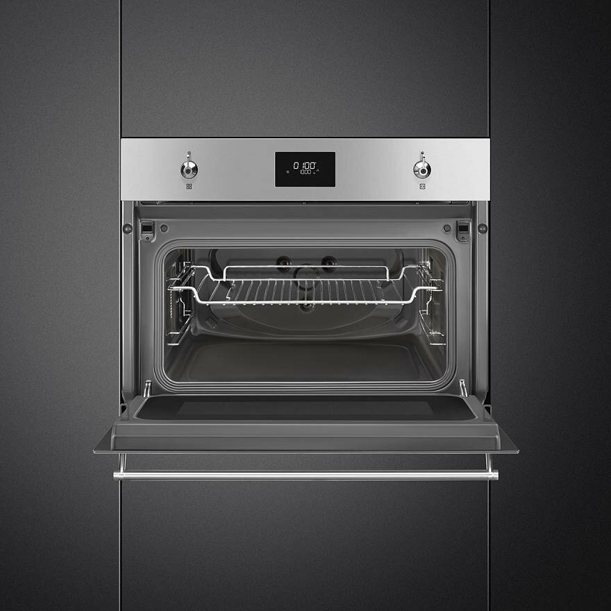 Встраиваемая микроволновая печь Smeg SO4301M0X - фотография № 5