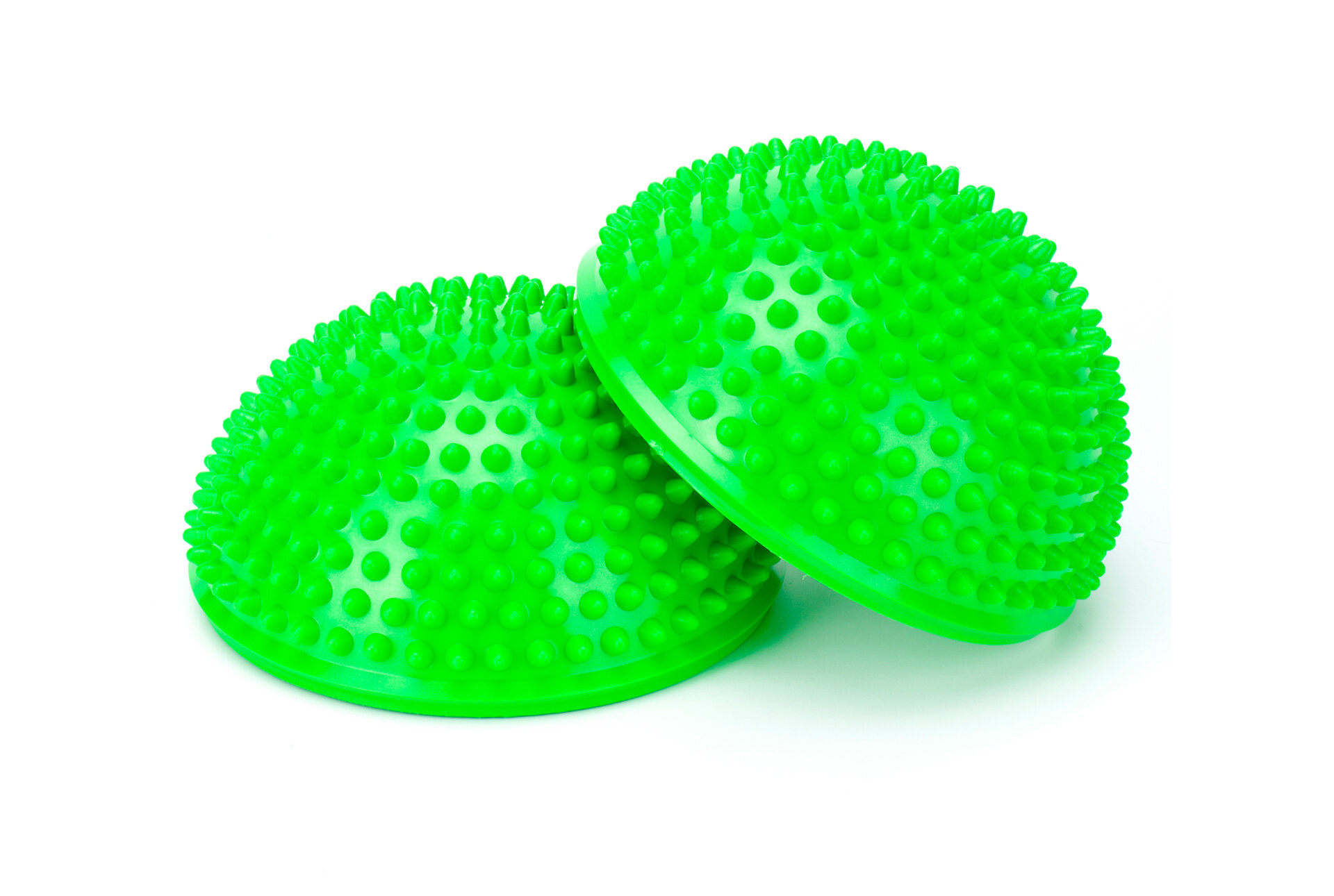 Полусфера массажно-балансировочная (набор 2 шт) Original FitTools зеленый