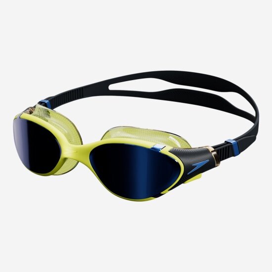 Очки для плавания Speedo , 8-00233114504-4504, Biofuse 2.0 Mirror желт/сер, размер One Size