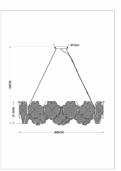 Подвесная люстра Arte Lamp MALLIKA A4077SP-10GO - фото №6