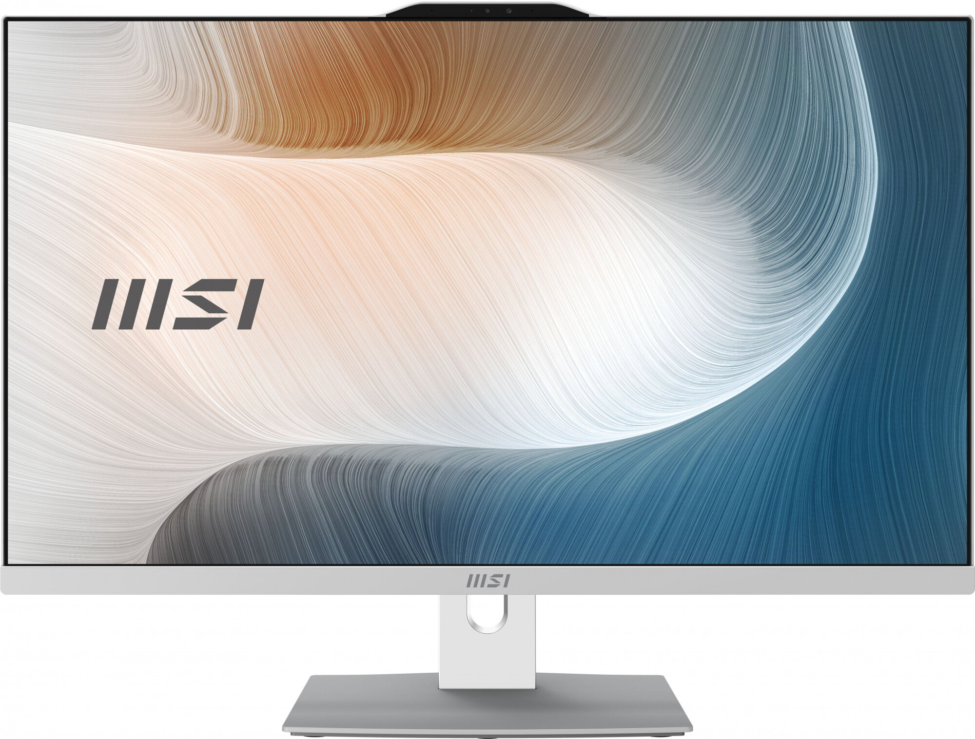 Моноблок MSI Modern AM272P 12M-404XRU 27" Full HD i3 1215U (12) 8Gb SSD512Gb UHDG noOS GbitEth WiFi BT 120W клавиатура мышь Cam белый 1920x1080