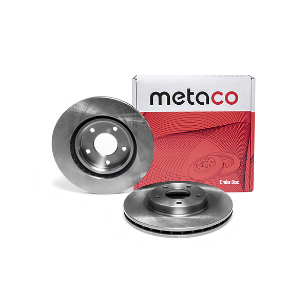 METACO 3050-043 (05105514AA / 12163067 / 1607500580) диск тормозной передний вентилируемый Mitsubishi (Комплект 2 штуки)