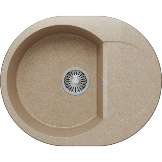 фото Кухонная мойка Polygran ATOL-620 (№302 (Песоч))