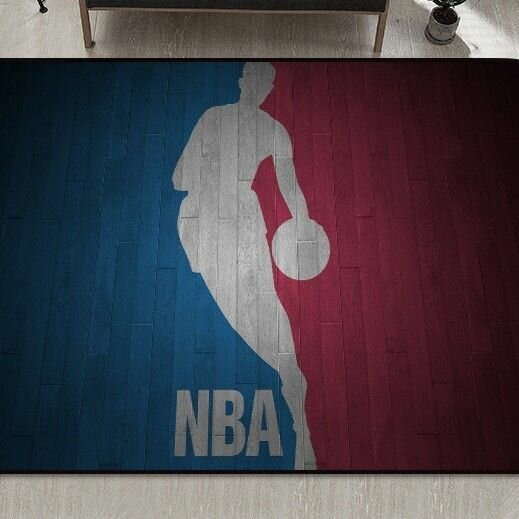 Коврик 50x80 см nba безворсовый ковёр НБА - фотография № 1