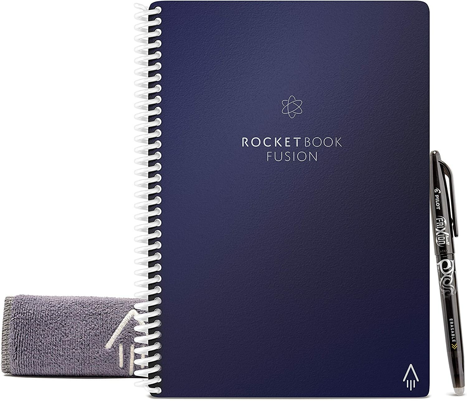 Интеллектуальный блокнот Rocketbook Fusion Executive Neptune Dark Blue A5 (EVRF-E-K-CDF)