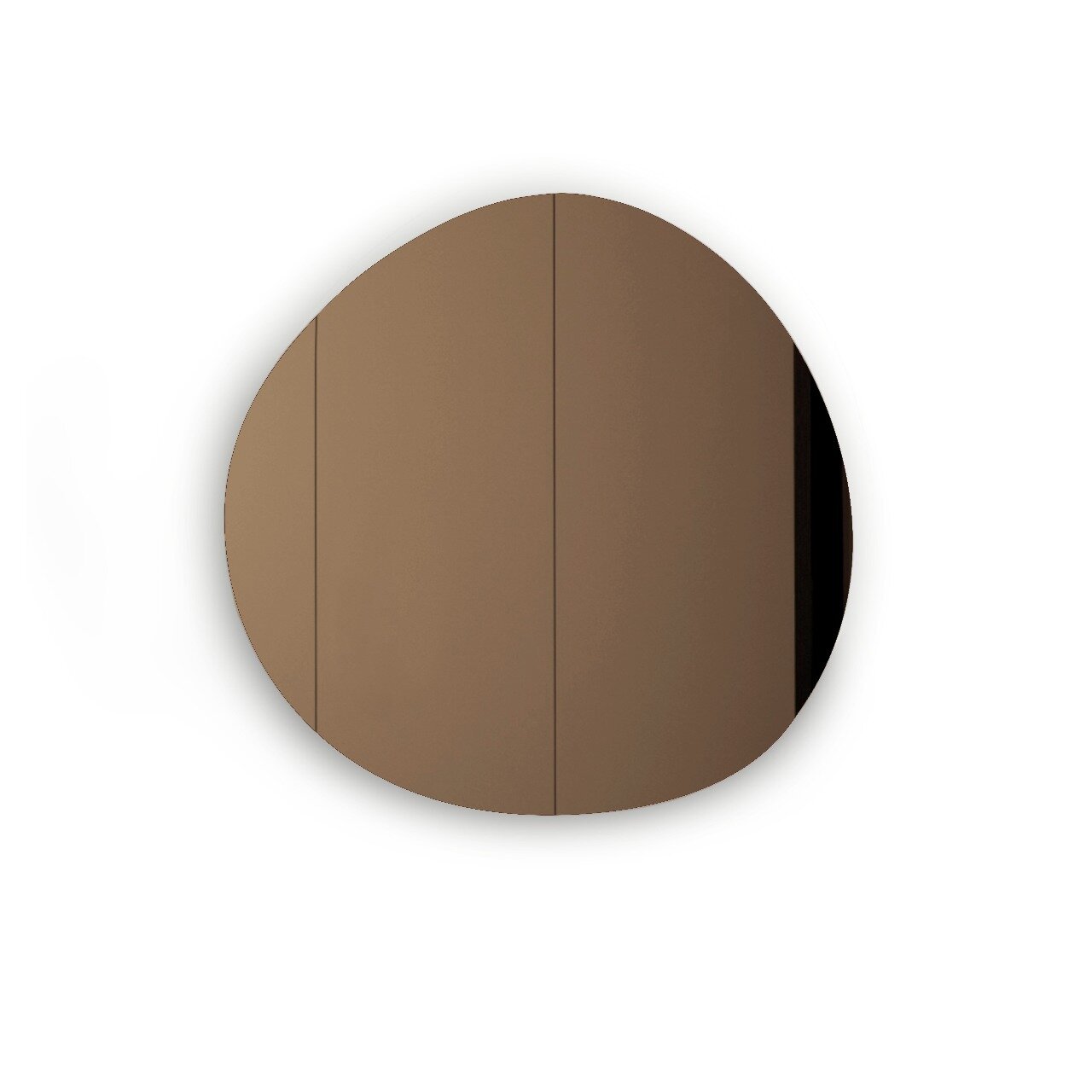 Криволинейное зеркало Crooked-2 цвета Бронза - фотография № 1