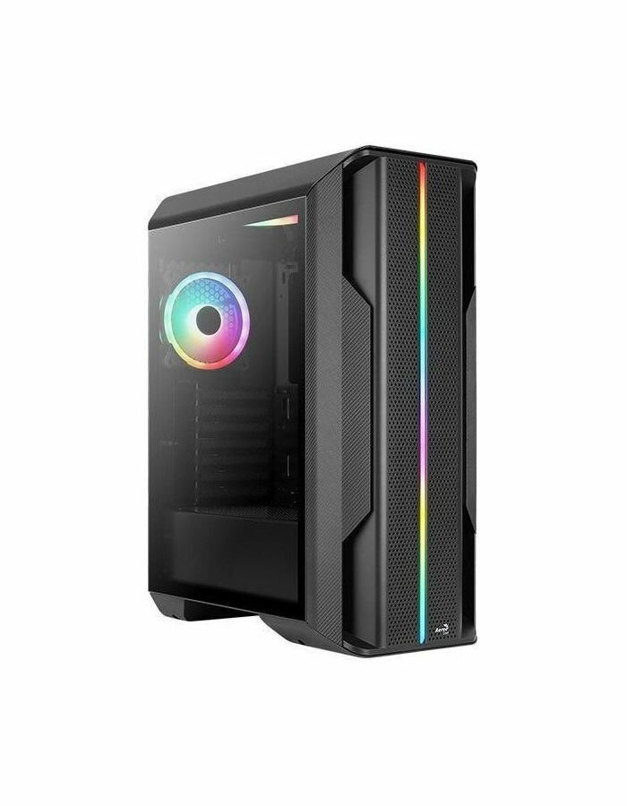 Корпус Aerocool Splinter Duo-G-BK-v1 черный 9ACCM-PB26033.11)