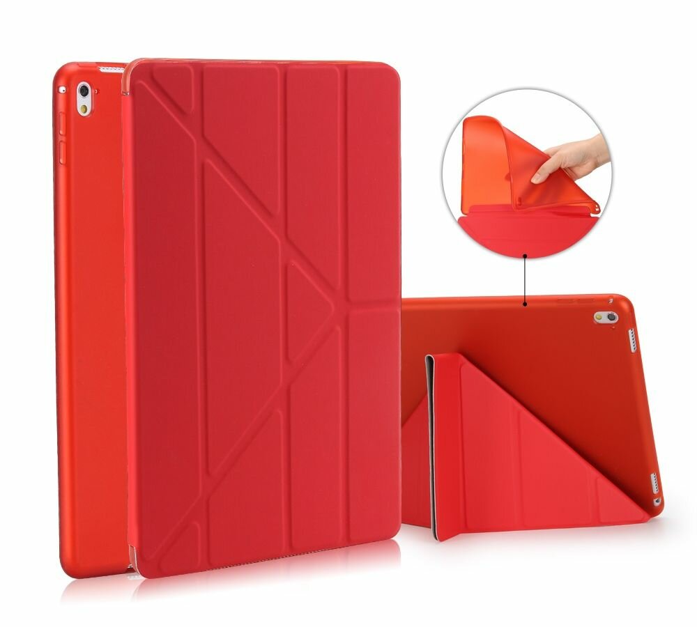 Чехол для планшета BORASCO Apple iPad Pro 12.9"/Pro 12.9" 2020, красный [38882] - фото №1