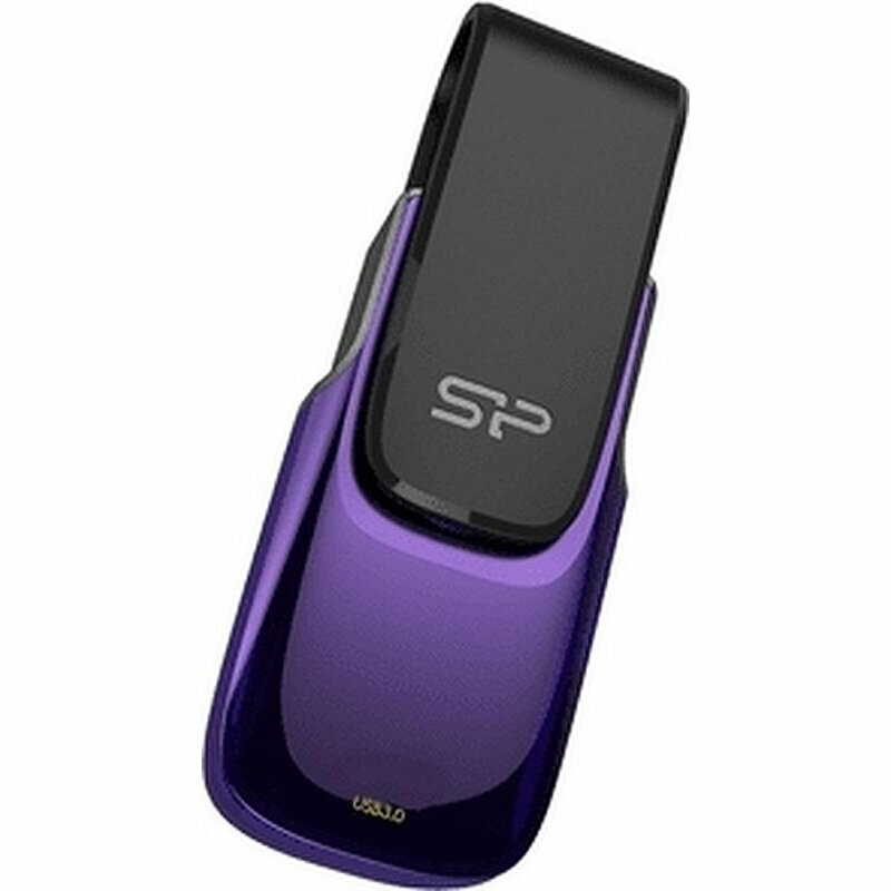 Флеш-память Silicon Power Blaze B31 16Gb/USB 3.0/Фиолет (SP016GbUF3B31V1U), 1881211