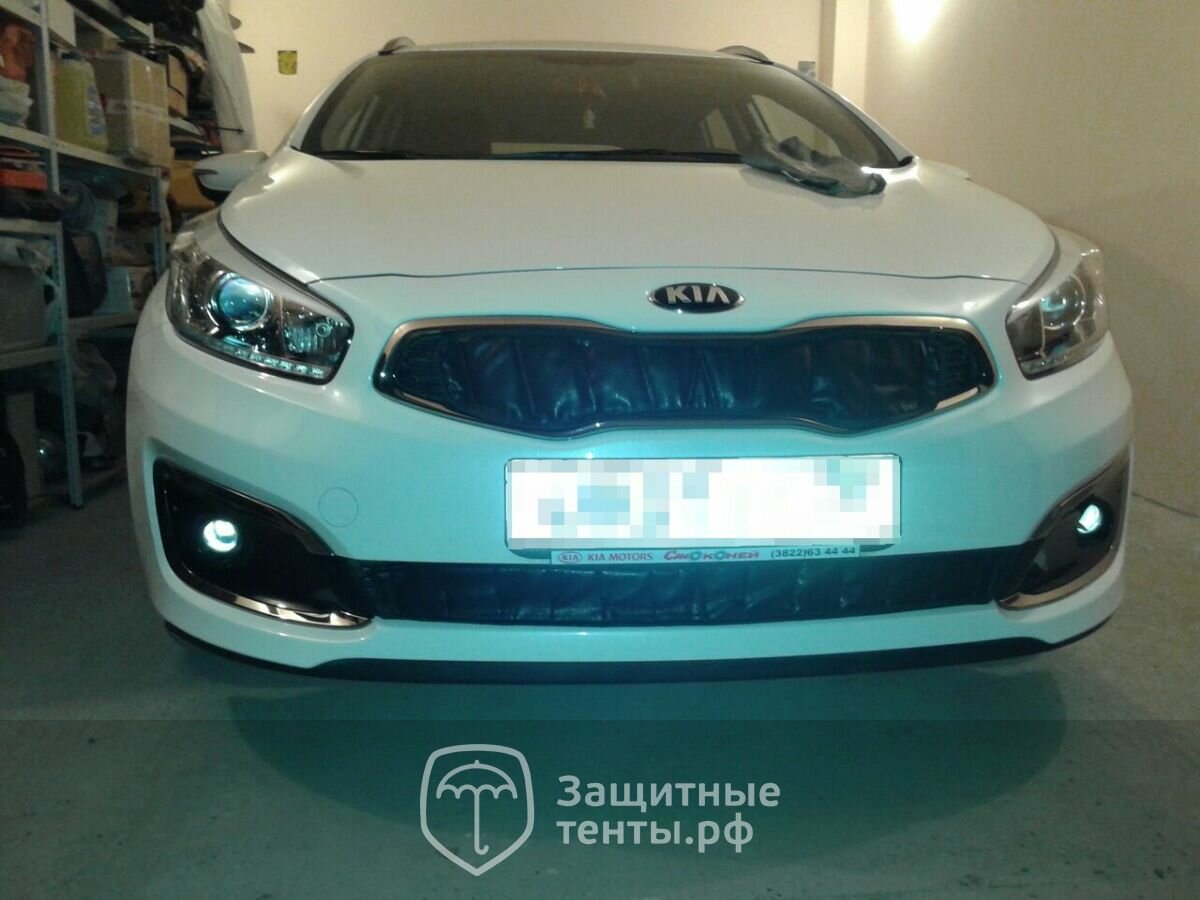 Маска утеплитель радиатора норма для автомобиля KIA Ceed 2015-н.в. / Киа Сид 2015-н.в.