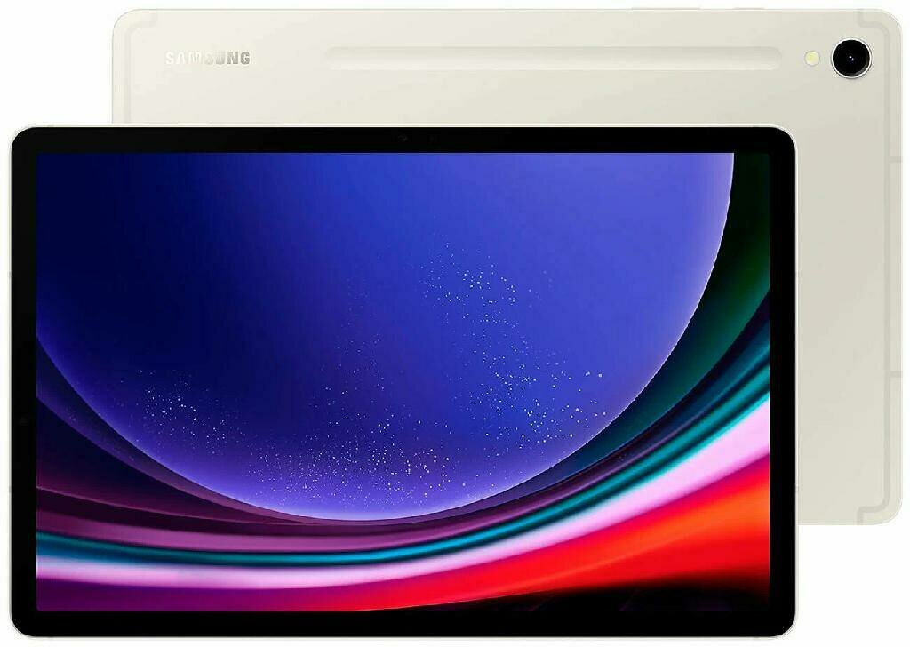 Планшет 11" Samsung Galaxy Tab S9 SM-X716B 256ГБ бежевый (sm-x716bzeecau) - фото №1