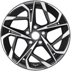   Khomen Wheels KHW1716 7x17/5x114.3 D67.1 ET48.5 Black FP