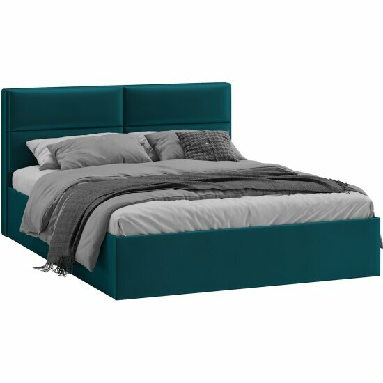 фото Кровать Трия Глосс Универсальная Тип 1 (1600) Велюр Confetti Izumrud