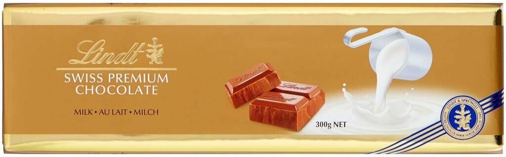 Шоколад Lindt Gold Swiss Premium Milk Chocolate / Линд Премиум Молочный, 300 гр (Швейцария) - фотография № 1