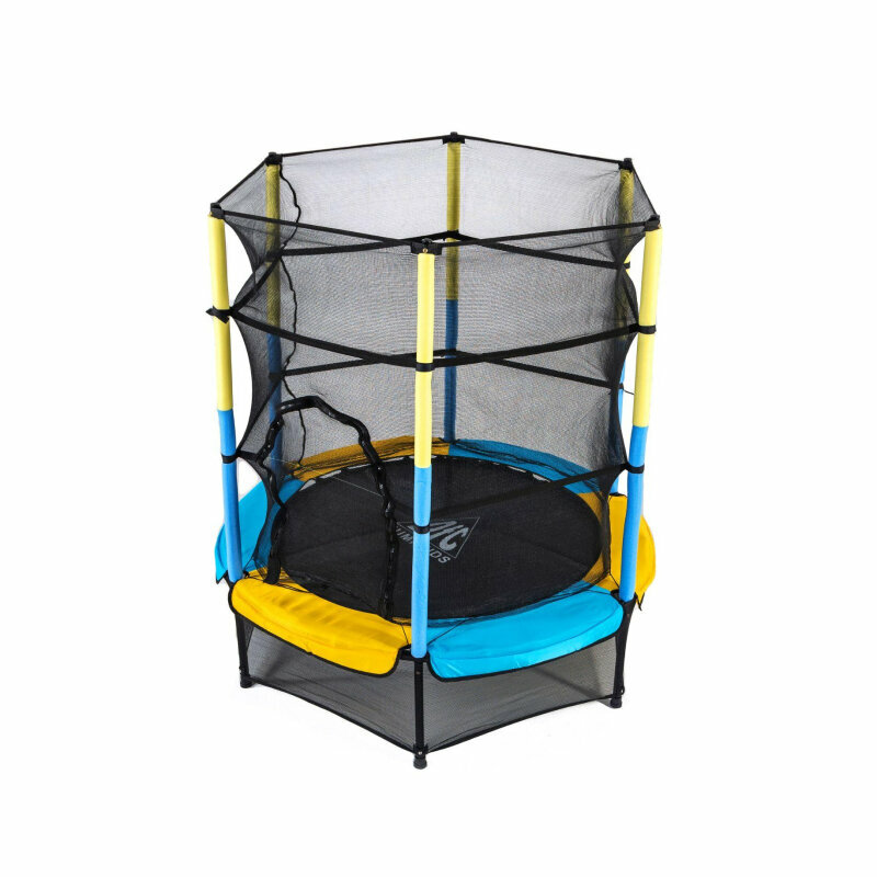 Батут DFC JUMP KIDS 55 желт/син, сетка (137см),55INCH-JD-YB, 1648647