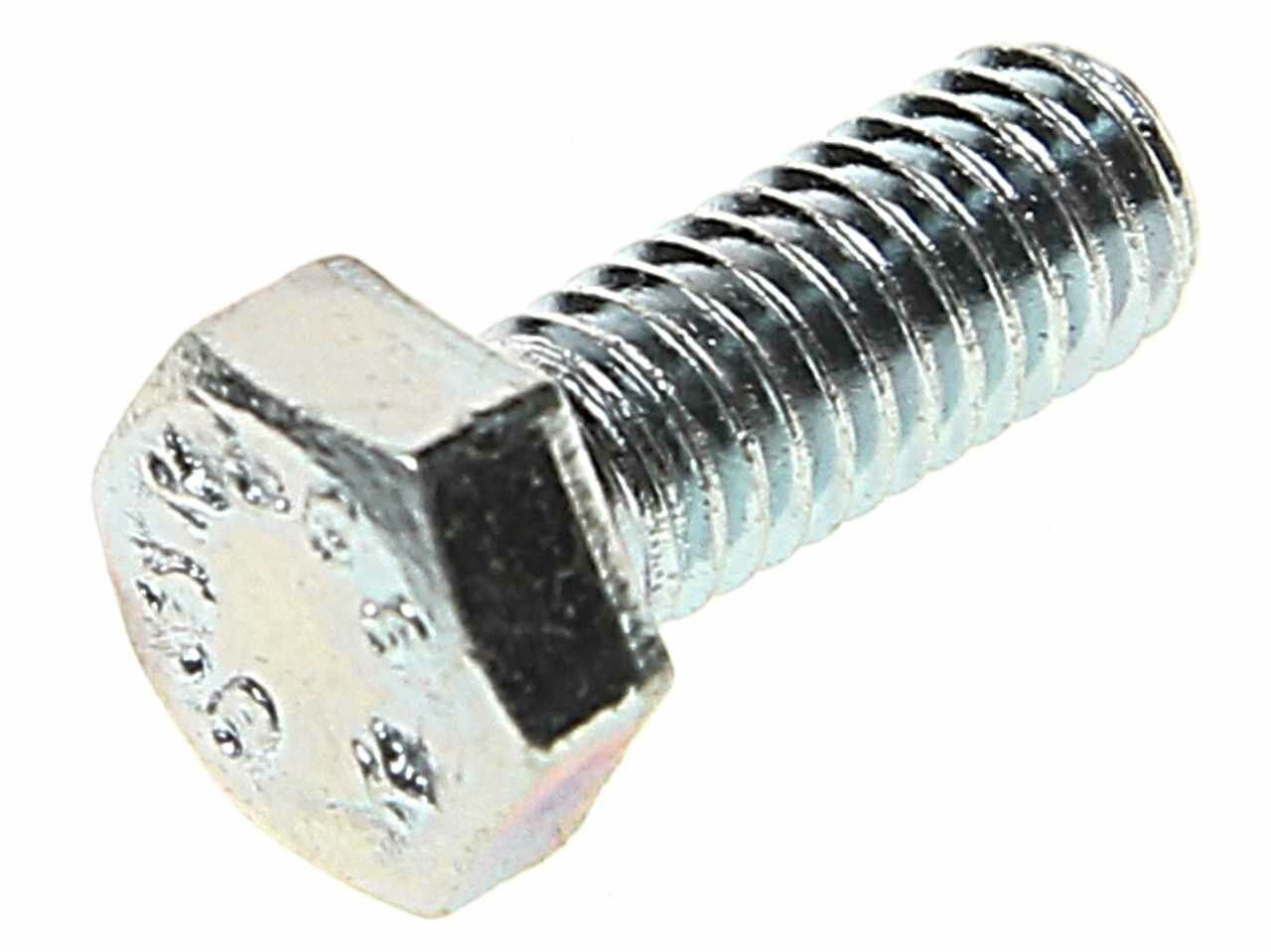 фото Болт М5х0.8х12 шестигранный оцинкованный кл.прочн. 8.8, DIN933, NO NAME (5 шт.)