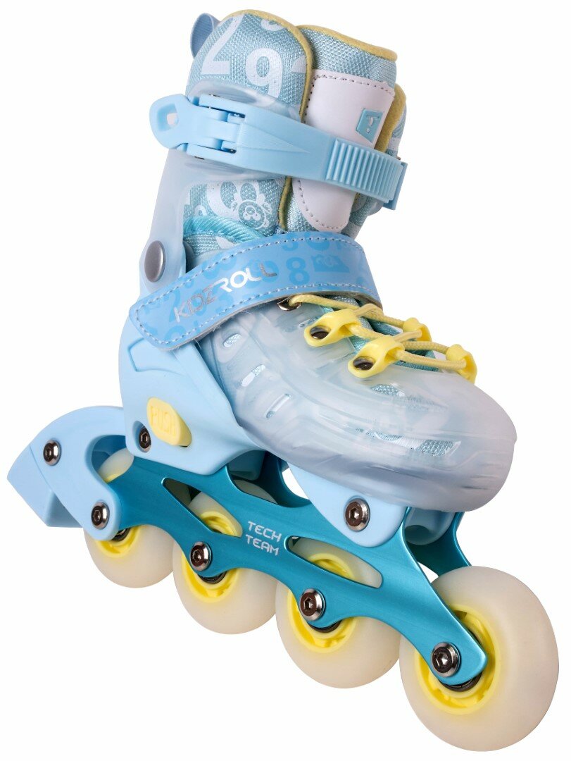 Ролики TECH TEAM Kidzroll Celadon р.32-35 (M) 1/6 NN012547 NN012547