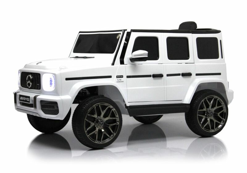 Другие электромобили Rivertoys Детский электромобиль Mercedes-Benz G63 (T999TT) белый