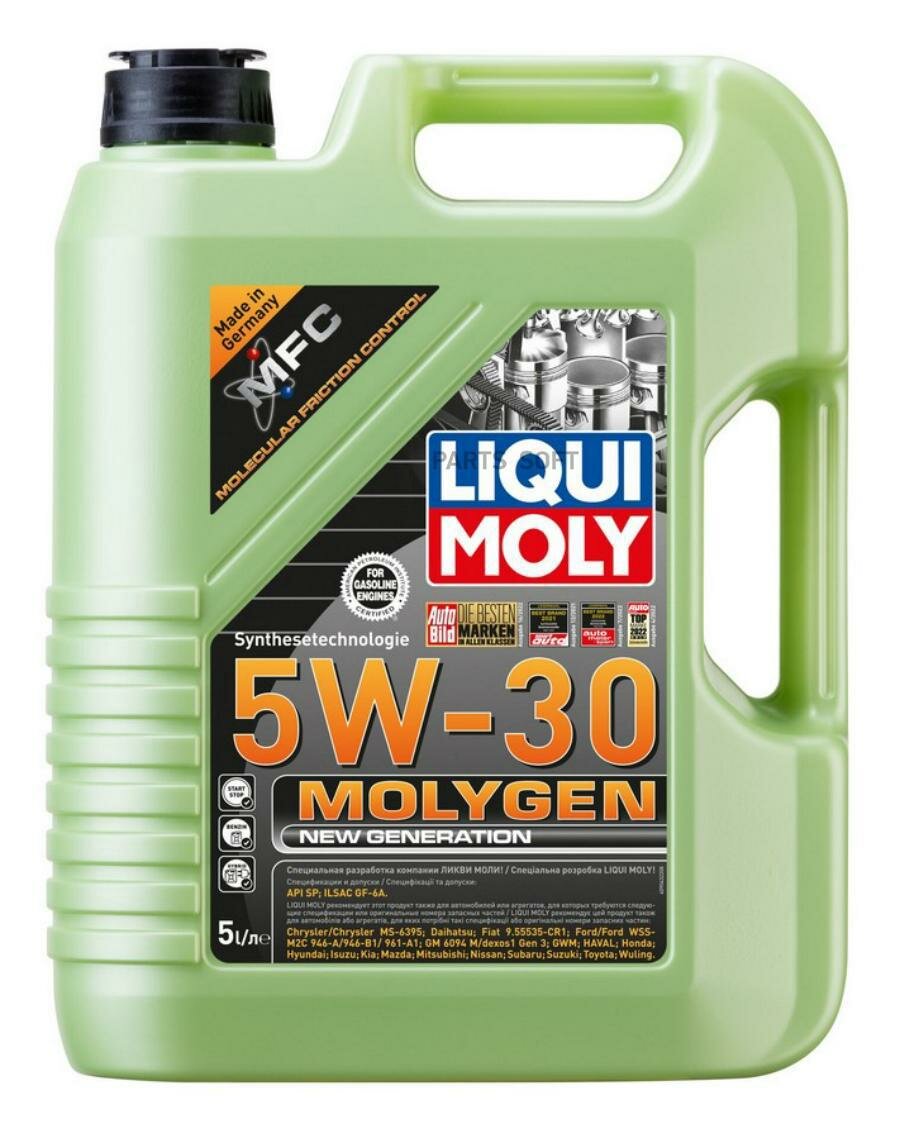 LIQUI MOLY 9043 MOLYGEN NEW GENERATION 5W30 5L