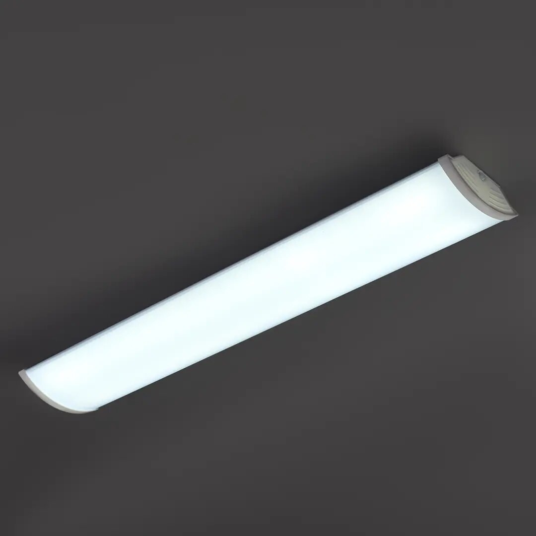 Светильник линейный ДПО16 632 мм 18 Вт, холодный белый свет - фотография № 2