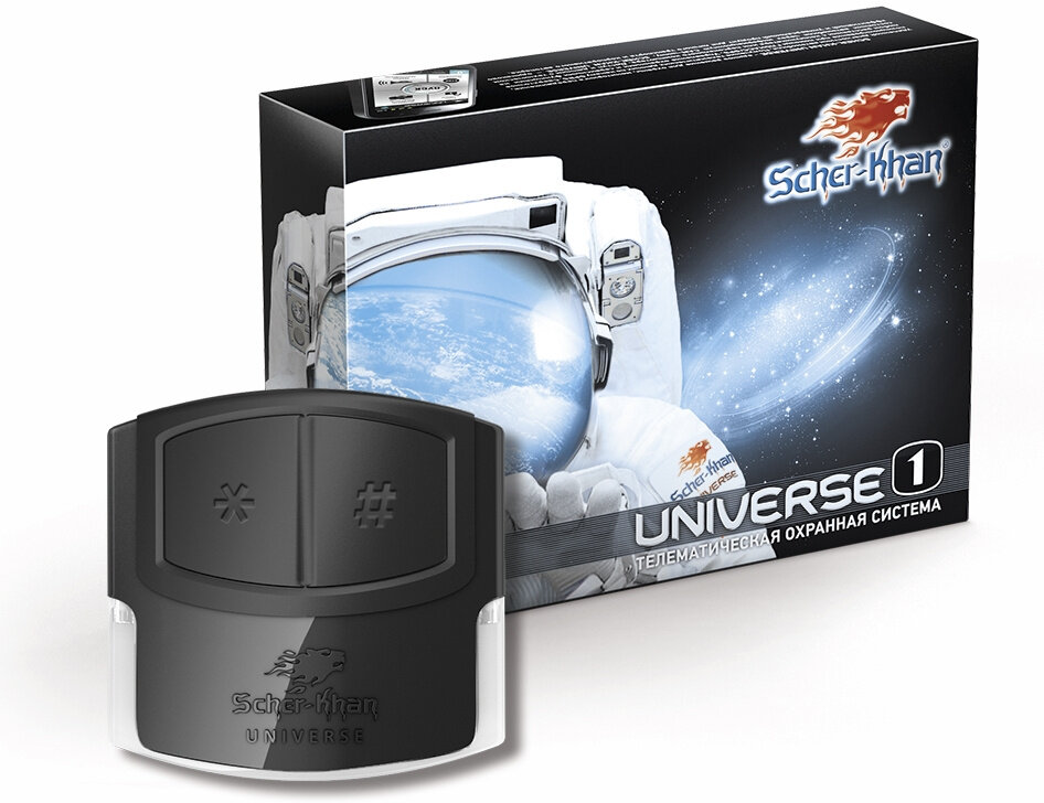 Охранная система Scher-Khan Universe 1 брелок без ЖК дисплея