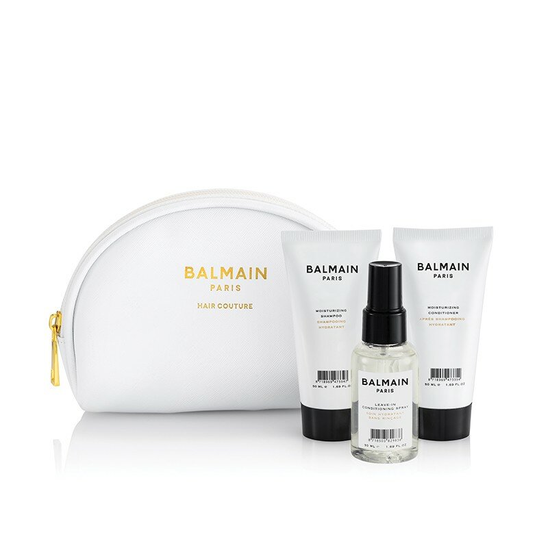 Balmain White Cosmetic Styling Bag / набор средств для ухода за волосами