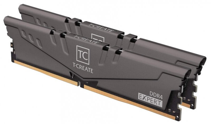 Оперативная память TEAM GROUP DDR4 16Gb (2x8Gb) 3600MHz pc-28800 EXPERT GRAY CL18 (TTCED416G3600HC18JDC01)