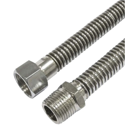 фото Подводка гибкая для газа 3/4" г.ш. 0,8 м сильфонная (10/1) VALFEX