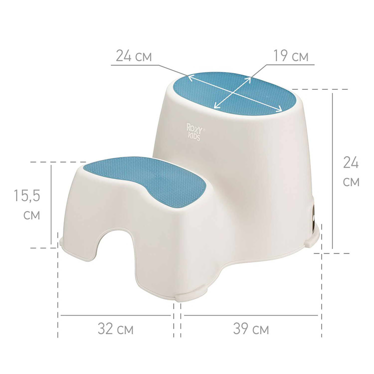 фото Подставка-ступеньки детская (синий)