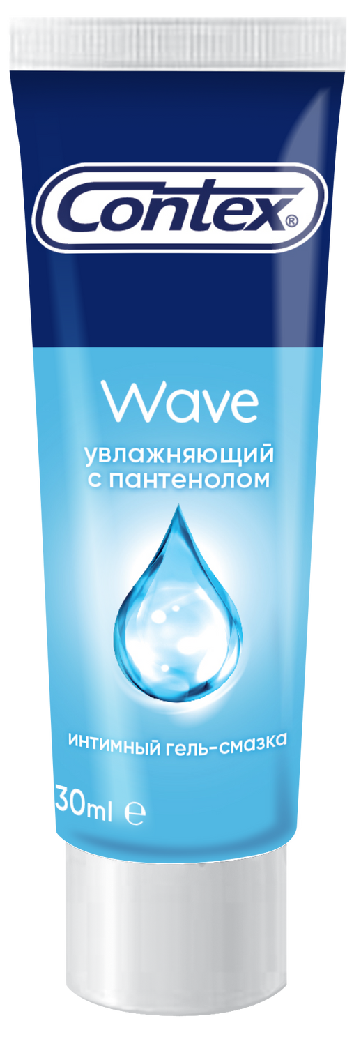 Гель-смазка Контекс Wave, увлажняющая с пантенолом, 30 мл