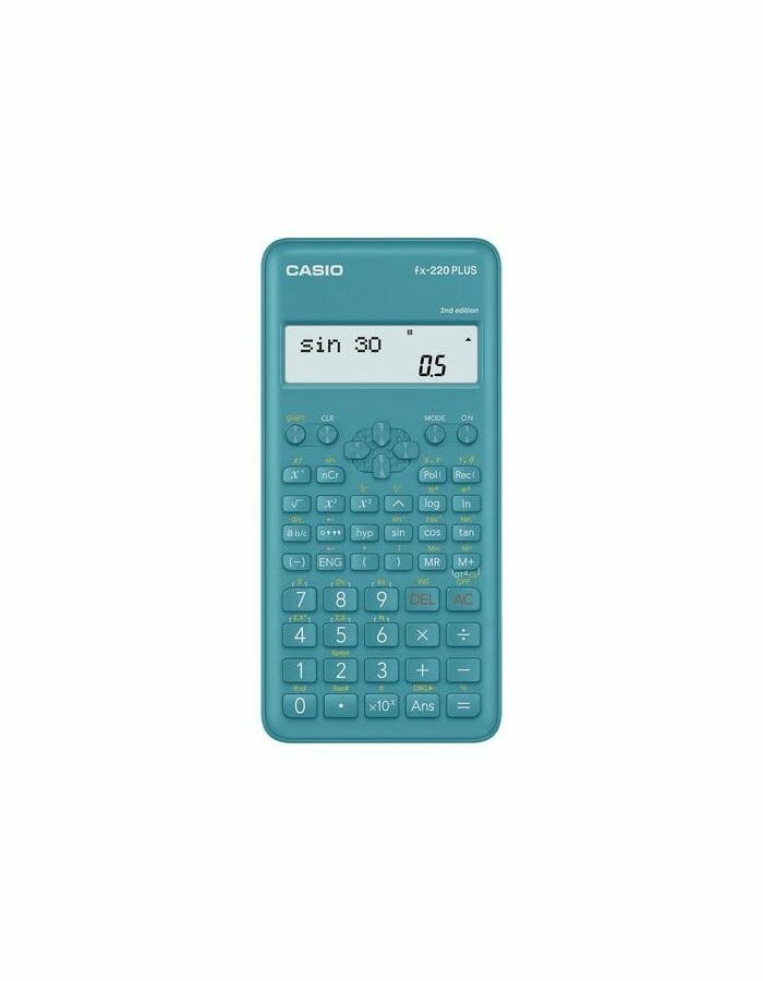 Калькулятор CASIO , 10+2-разрядный, синий - фото №1