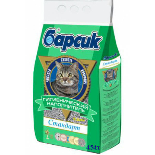 фото Барсик Стандарт: впитывающий наполнитель 4,54л