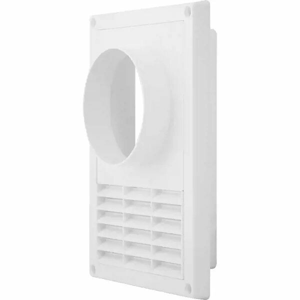 фото Решётка вентиляционная Equation D100 мм 170х240 мм полистирол цвет белый