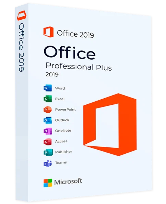 Office 2019 Professional Plus Microsoft привязка к устройству лицензионный ключ активации, Русский язык.