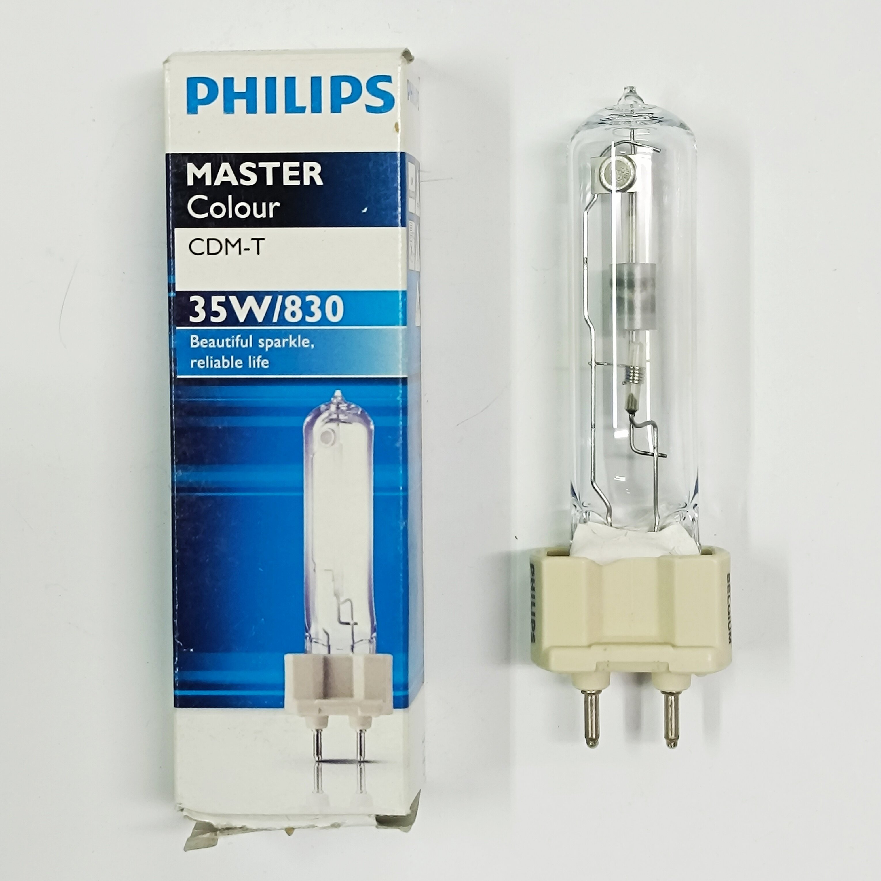 Лампа газоразрядная металлогалогенная MASTER Colour CDM-T 35W/830 35Вт капсульная 3000К G12 PHILIPS 928083105129 / 871869648443200