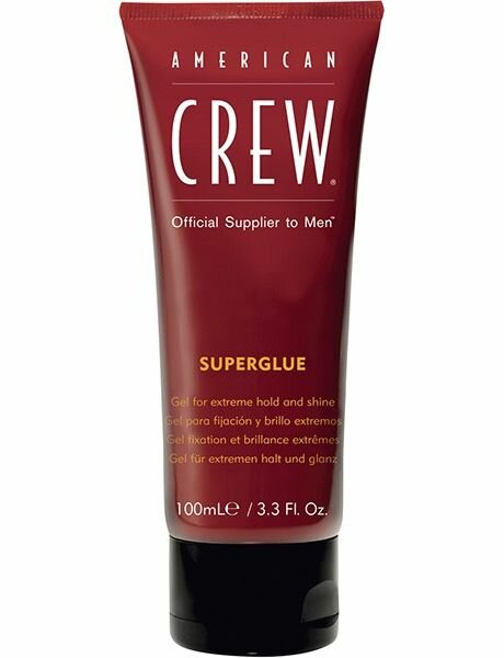 AMERICAN CREW SUPERGLUE гель для укладки волос сверхсильный фиксации с блеском, 100мл