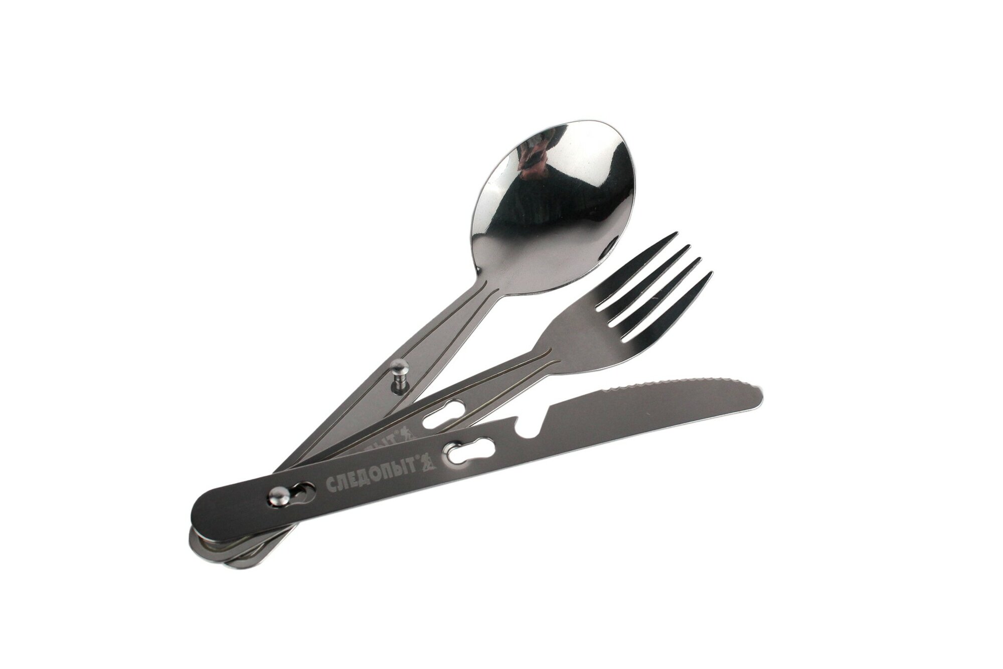 фото Набор столовых приборов Следопыт нержавейка