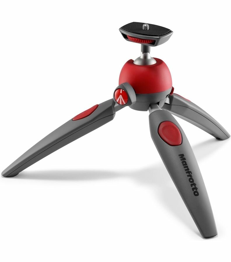 Штатив Manfrotto MTPIXIEVO-RD Pixi Evo настольный штатив с головкой ( красный), шт