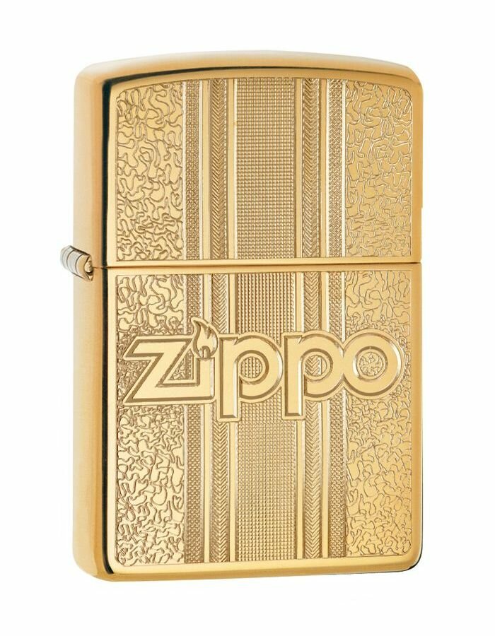 Зажигалка Zippo 29677 Бензиновая Pattern Design High Polish Brass