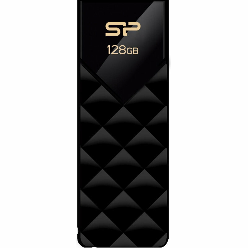 Флеш-память Silicon Power Blaze B03 128Gb/USB 3.2/Черный (SP128GbUF3B03V1K), 1881191