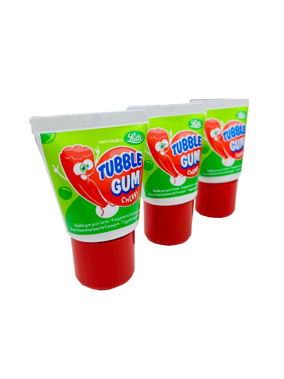 Жевательная резинка Tubble Gum Cherry (Вишня) 3 шт * 35 гр, Франция.