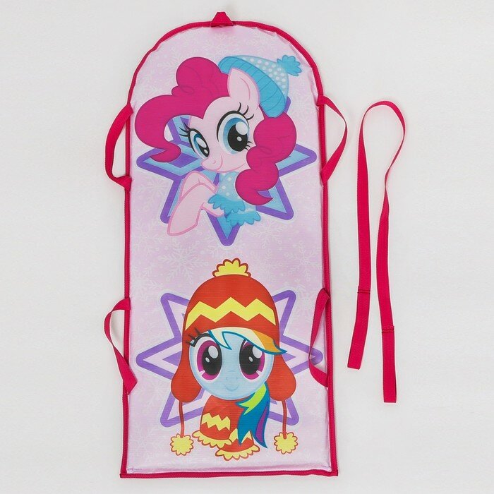 фото Санки-ледянки мягкие 40×90 см, My Little Pony, уценка