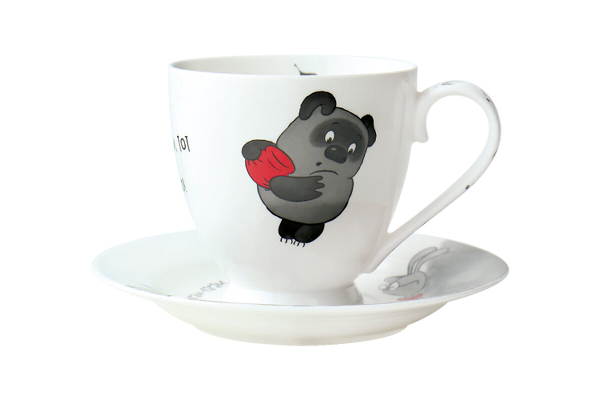 фото Пара чайная круглая "Винни Пух" 440мл п/у HD2306-14CS